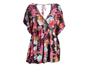 Štýlové Dámske Šaty DESIGUAL Čierna (Velkost XL, Farba Čierna)