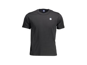 Štýlové Pánske Tričko s krátkym rukávom NORTH SAILS Čierna (Velkost XL, Farba Čierna)