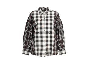 Elegantná Dámska Košeľa DESIGUAL Čierna (Velkost M, Farba Čierna)