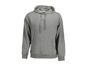 Športová Pánska Mikina bez zipsu GUESS JEANS Šedá (Velkost S, Farba Šedá)