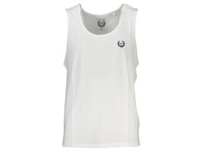 Štýlové Pánske Tričko bez rukávov GIAN MARCO VENTURI Biela (Velkost 2XL, Farba Biela)