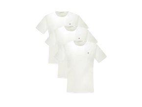 Štýlové Pánske Tričko s krátkym rukávom TOMMY HILFIGER Biela (Velkost 2XL, Farba Biela)