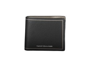 Praktická Pánska Peňaženka TOMMY HILFIGER 12.0X10.0X2.0cm Čierna (Velkost UNI, Farba Čierna)
