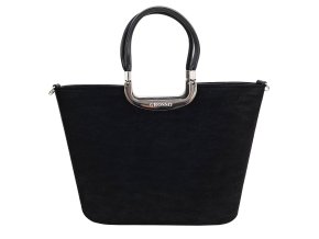 1 grosso cerna velurova kabelka do ruky s7
