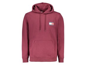Športová Pánska Mikina bez zipsu TOMMY HILFIGER Červená (Velkost 2XL, Farba Červená)