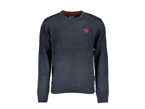 Elegantný Pánsky Pulóver GIAN MARCO VENTURI Modrá (Velkost 2XL, Farba Modrá)