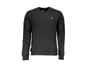 Športová Pánska Mikina bez zipsu GIAN MARCO VENTURI Čierna (Velkost 2XL, Farba Čierna)