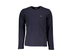 Štýlové Pánske Tričko s krátkym rukávom NAPAPIJRI Modrá (Velkost 2XL, Farba Modrá)