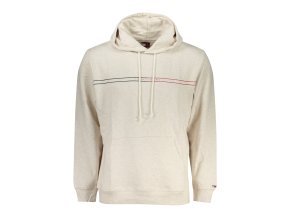 Športová Pánska Mikina bez zipsu TOMMY HILFIGER Bežová (Velkost 3XL, Farba Bežová)