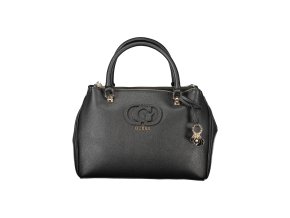 Štýlová Dámska Kabelka GUESS JEANS  31.0X22.0X12.0cm  Čierna (Velkost UNI, Farba Čierna)