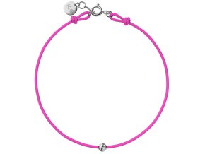 packshots 021100 ICE jewellery diamond bracelet cord neon pink print round