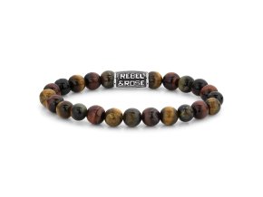 Rebel & Rose unisex náramek Who`s afraid of the Tiger 8 mm (Velikost XL)