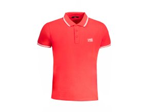 Športová Pánska Polokošeľa CAVALLI CLASS Červená (Velkost M, Farba Červená)