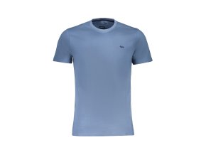 Štýlové Pánske Tričko s krátkym rukávom HARMONT & BLAINE Modrá (Velkost L, Farba Modrá)