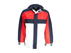 Kvalitná Pánska Zimná Bunda TOMMY HILFIGER Modrá (Velkost S, Farba Modrá)