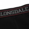 Pánske Trenky Lonsdale 2 Pack Čierne