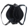 Čierna praktická dámska kabelka cez plece 5407-XL