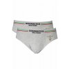 AERONAUTICA MILITARE Pánske Slipy 2 Pack Šedé (Veľkosť M, Farba šedá)