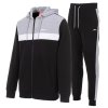 Slazenger Pánska Bavlnená Tepláková Súprava Šedo Čierna (Veľkosť S)