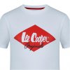 Lee Cooper Logo Pánske Tričko Biele