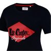 Lee Cooper Diamant Dámske Tričko Čierne