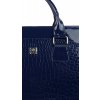 PUNCE LC-01 tmavo modrá dámska kabelka pre notebook do 15.6 palca