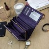 Gregorio Kožená fialová dámska peňaženka v darčekovej krabičke