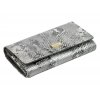 PATRIZIA PIU luxusná sivá dámska kožená peňaženka RFID v darčekovej krabičke