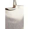 Elegantná svetlá béžová kabelka so zlatými pásikmi S7 GROSSO