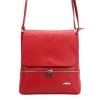 kozena damska crossbody kabelka miamore 01 023 cervena