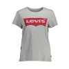 LEVI'S Perfektné Dámske Tričko Krátky Rukáv Šedá