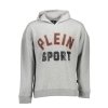 PLEIN SPORT Perfektná Pánska Mikina Šedá (Veľkosť S, Farba šedá)