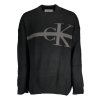 Calvin Klein Štýlový Pánsky Pulóver Čierna (Veľkosť M, Farba čierna)