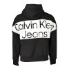 Pánska Mikina bez zipsu Calvin Klein Čierna (Veľkosť 2XL, Farba čierna)
