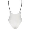 KARL LAGERFELD BEACHWEAR Perfektné Dámske Jednodielne Plavky Biela (Veľkosť XS, Farba Biela)