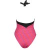 KARL LAGERFELD BEACHWEAR Perfektné Dámske Jednodielne Plavky červená (Veľkosť XS, Farba červená)