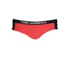 KARL LAGERFELD BEACHWEAR Perfektné Dámske Plavky Spodný diel Červená (Veľkosť XS, Farba červená)