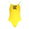 KARL LAGERFELD BEACHWEAR Perfektné Dámske Jednodielne Plavky Žltá
