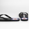 Lambretta Target Flip Pánske remienkové sandále LMB2068 Flip Black