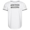 HIDETOSHI WAKASHIMA "BC Kiyota" Men Baseball Jersey white