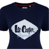 Lee Cooper Diamant Dámske Tričko Tmavo Modré