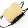 Kožená malá dámska pozdĺžna crossbody kabelka fuchsiovo ružová