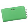 Eslee praktická zelená matná dámska peňaženka