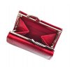 Jennifer Jones Kožená červená malá dámska peňaženka