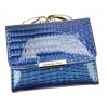 Jennifer Jones Kožená modrá malá dámska peňaženka