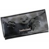 Gregorio Kožená čierna dámska peňaženka s motýľmi v darčekovej krabičke