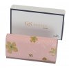 GROSSO Kožená dámska peňaženka RFID ružová v darčekovej krabičke