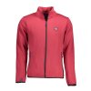 NORWAY 1963 Perfektná Pánska Mikina na zips Červená (Veľkosť 2XL, Farba červená)
