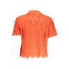 DESIGUAL Štýlová Dámska Košeľa Oranžová (Veľkosť S, Farba oranžová)