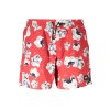 KARL LAGERFELD BEACHWEAR Perfektné Pánske Plavky Červená (Veľkosť S, Farba červená)